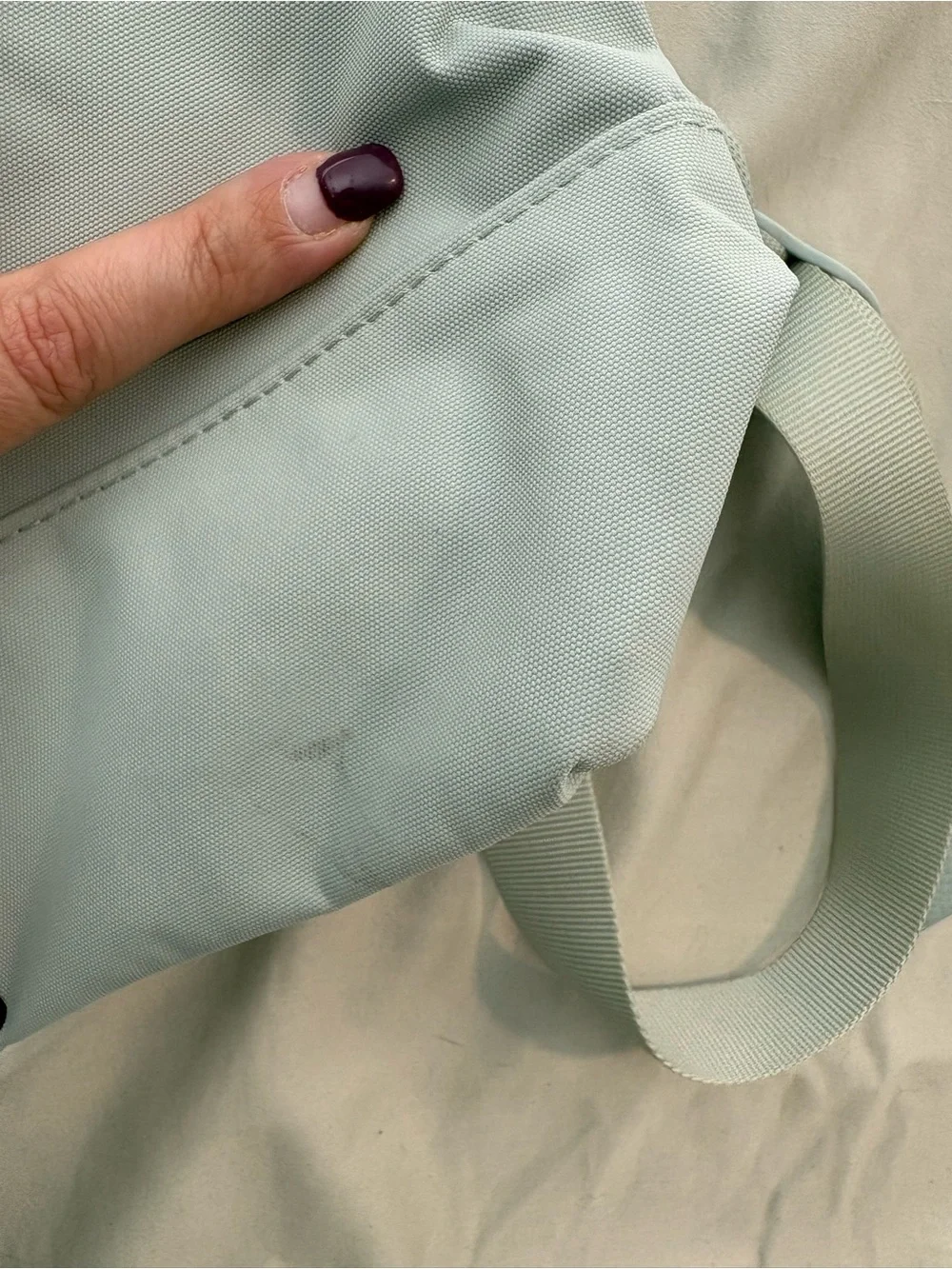 Pastel Light Blue Women's Convertible Backpack Tote